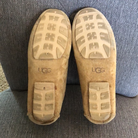 UGG Milana Water Reaistant Chestnut Suede Slip On Loafers - Picture 8 of 11